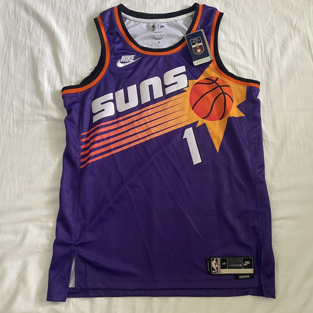 Devin Booker Nike NBA Classic Swingman Jersey Phoenix Suns DO9452-506 Size L